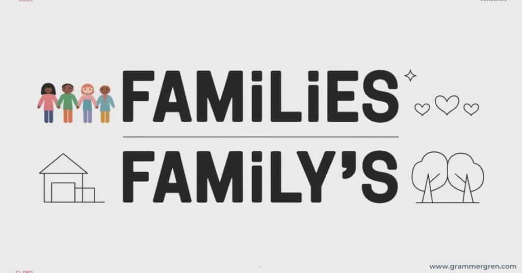 Families vs. Family’s: Which One Should You Use?