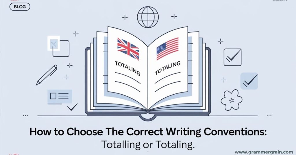 How to Choose the Correct Writing Conventions: Totalling or Totaling