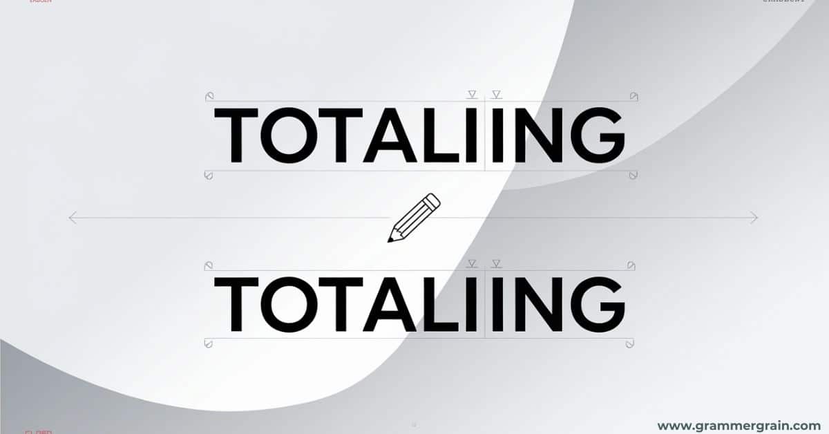 Totalling or Totaling: The Correct Spelling to Use