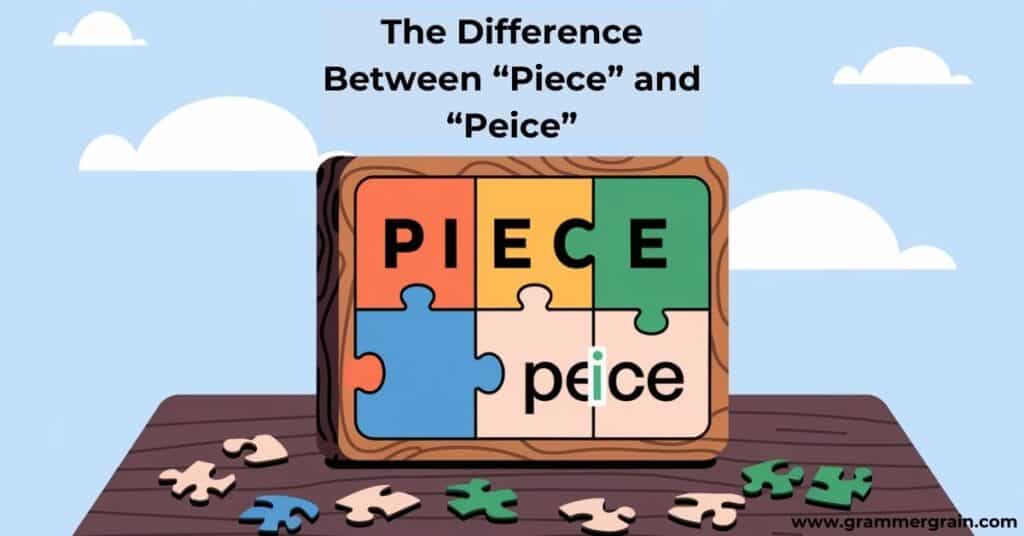 Piece or Peice: Easy Spelling Guide