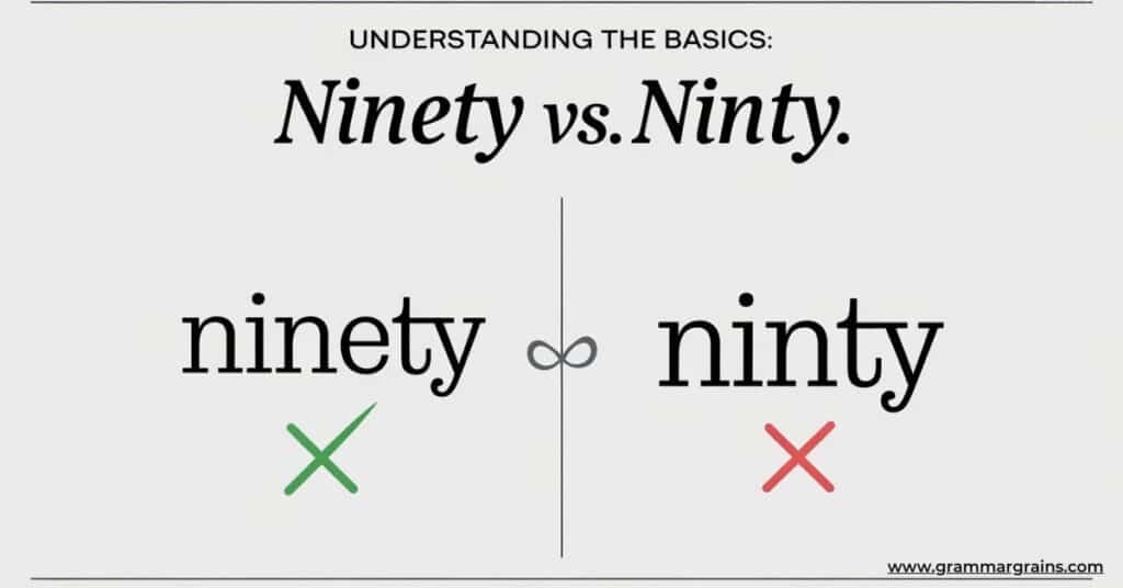 Ninety vs. Ninty