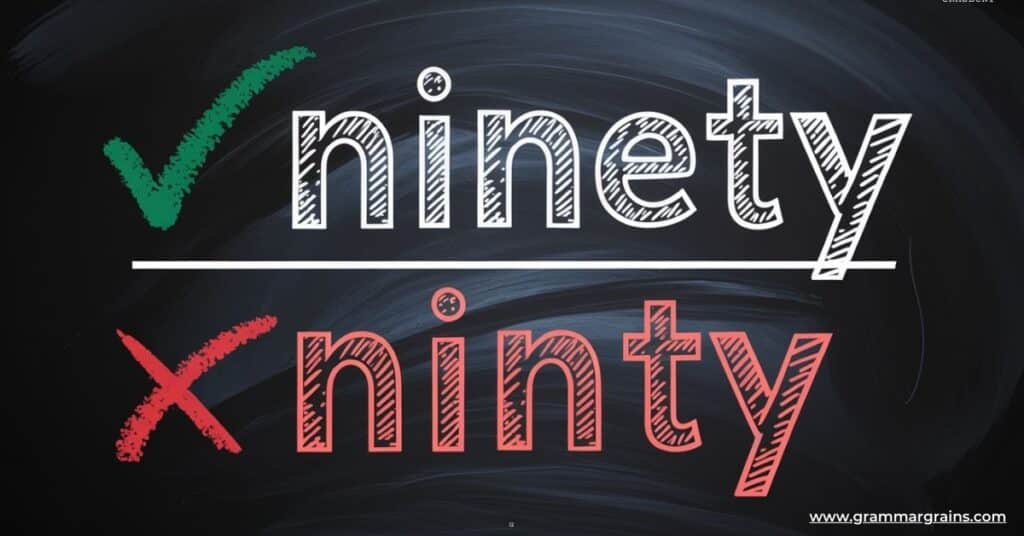 Ninety vs. Ninty: Which Is the Correct Spelling of 90?