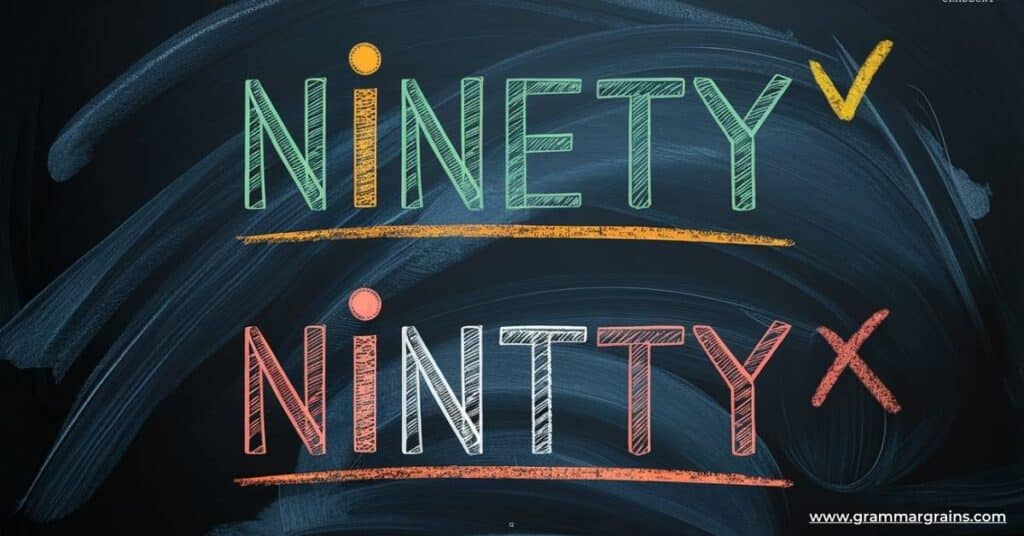 Ninety vs. Ninty: Which Is the Correct Spelling of 90?