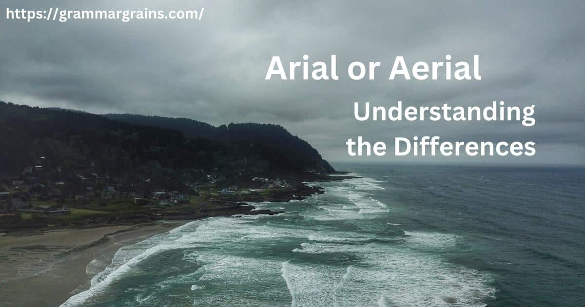 Arial or Aerial