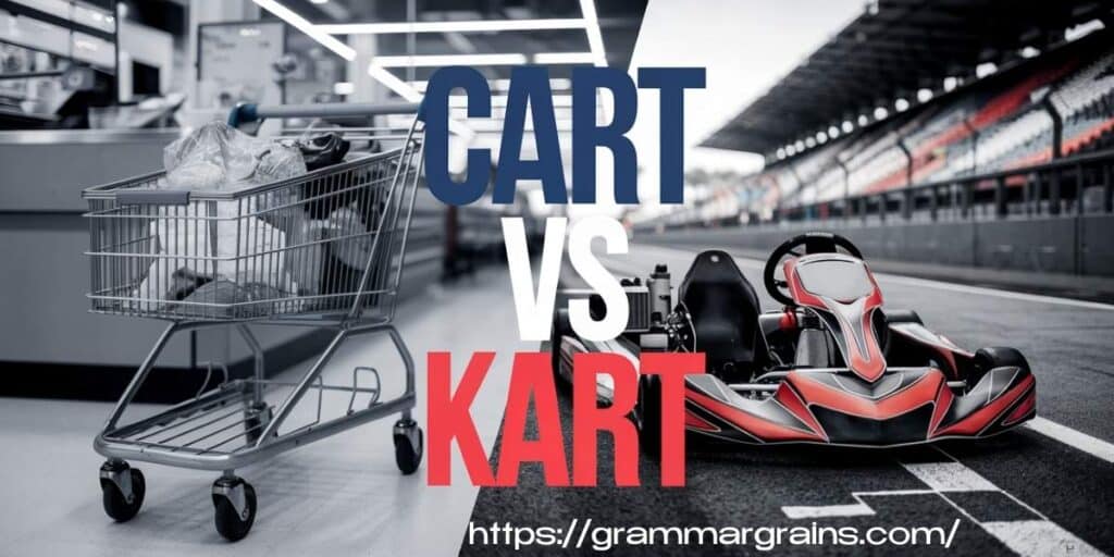 Cart vs Kart: what is the key difference?