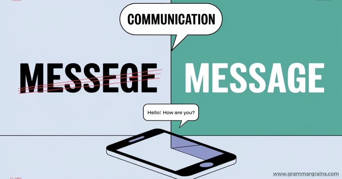 Message or Messege? Choosing the Correct Spelling for Clear Communication