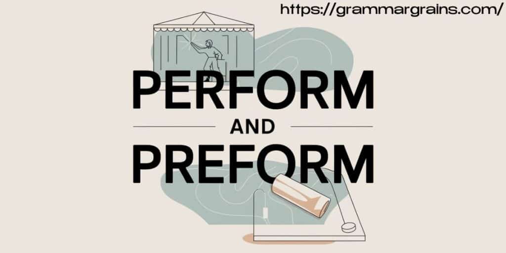 Perform and Preform