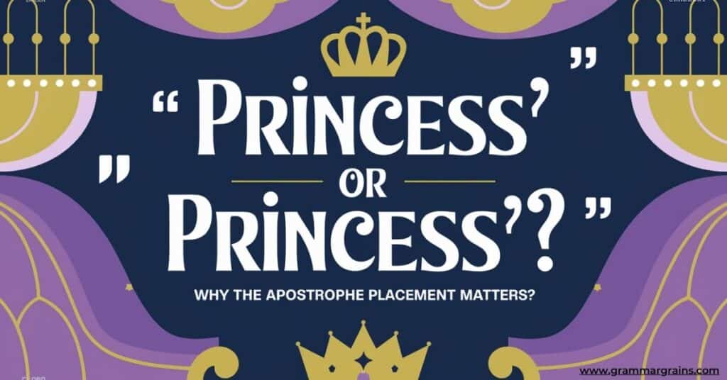 Understanding “Princess’ or Princess’s?” Why the Apostrophe Placement Matters