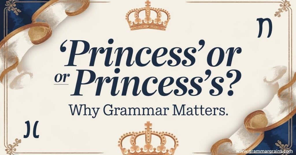 Why Grammar Matters
Understanding “Princess’ or Princess’s?”