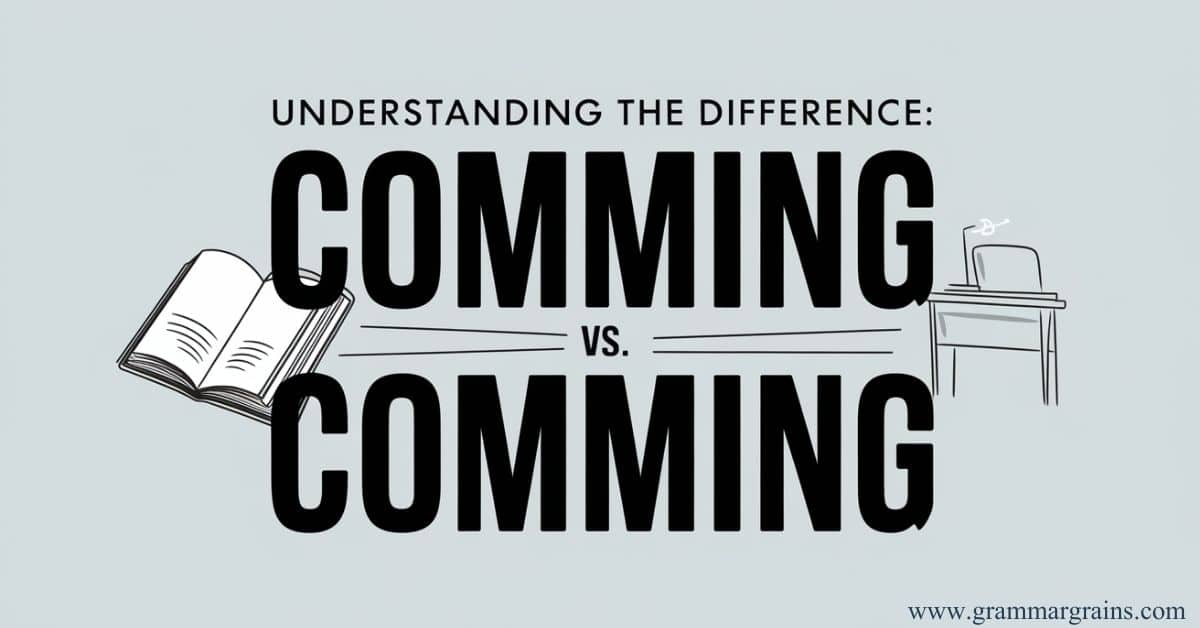 Understanding the Difference: "Comming" vs. "Coming"