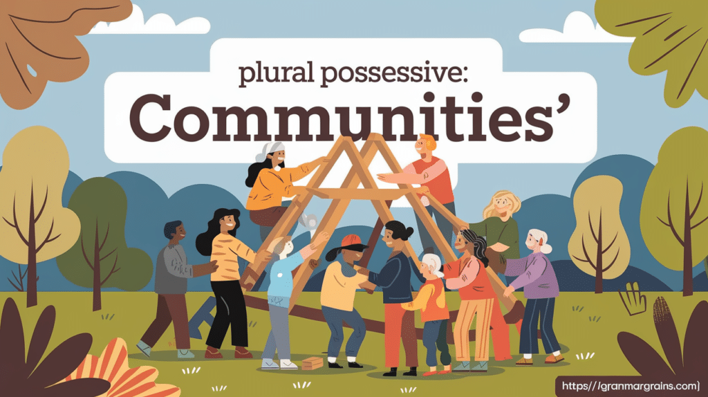 Community’s, Communities’, or Communities? A Simplified Guide Plural Possessive: Communities’