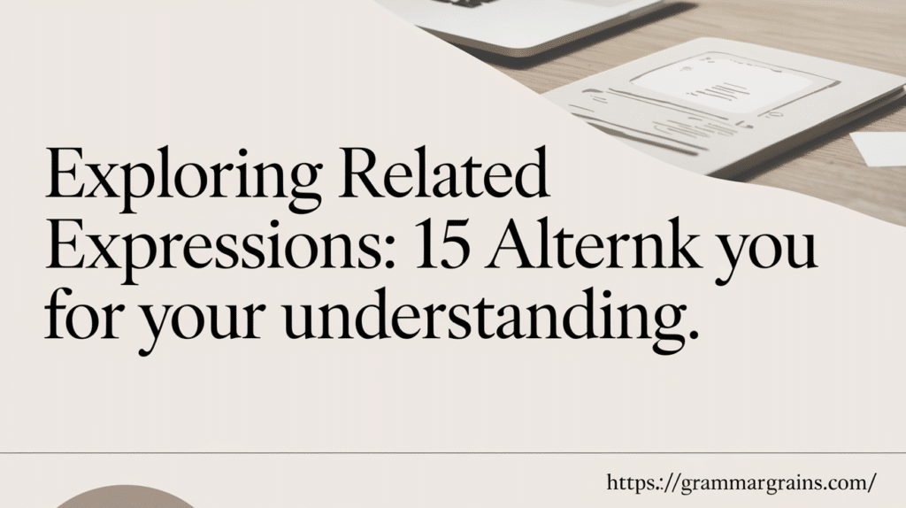 15 Alternatives to “Thank You for Your Understanding”