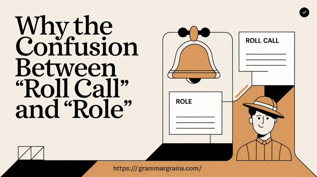 Roll Call or Role Call: Which Is Correct?