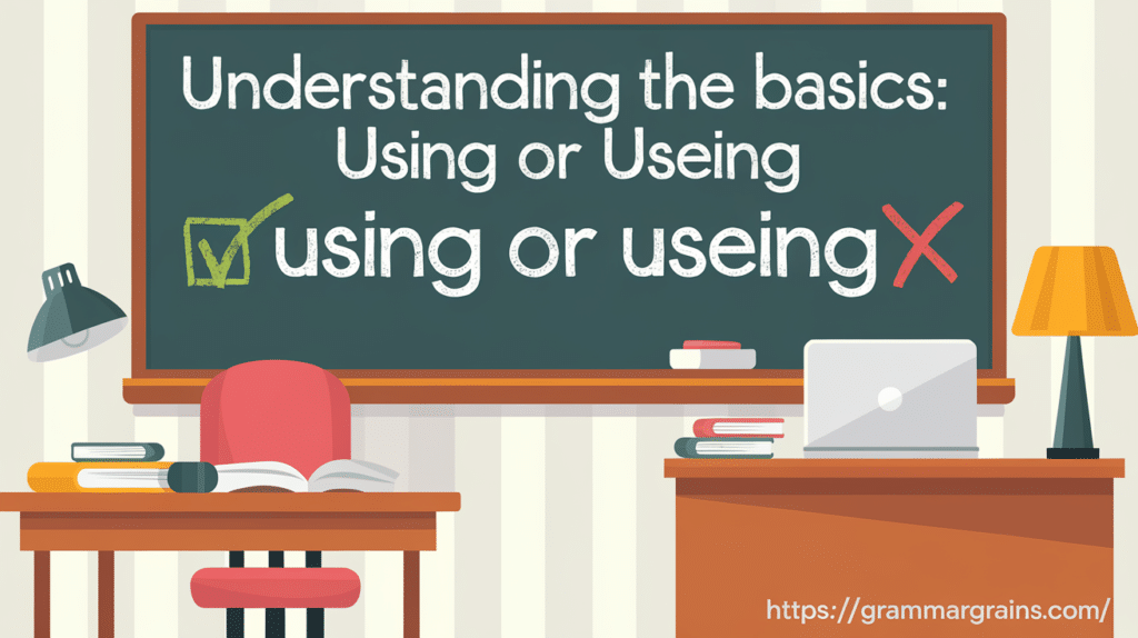 Using or Useing – Which Form Is Correct?