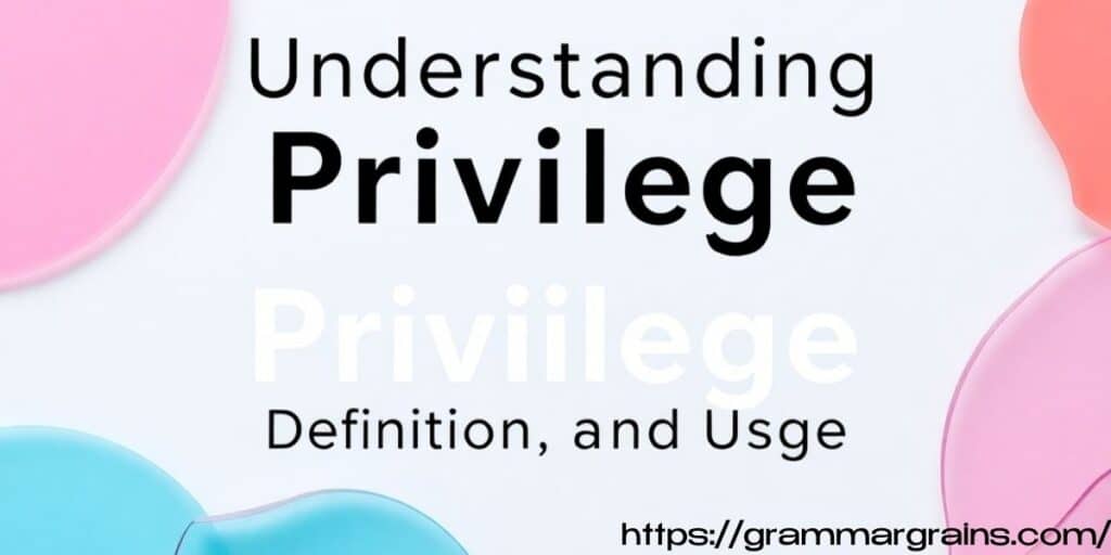 Privilege or Priviledge: Which Spelling Is Correct?