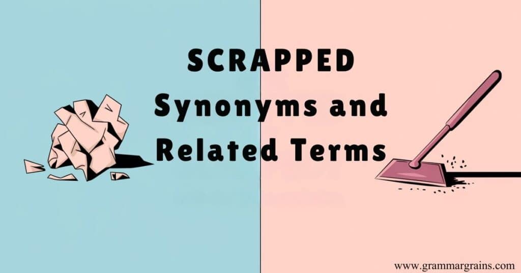 Scrapped Synonyms and Related Terms