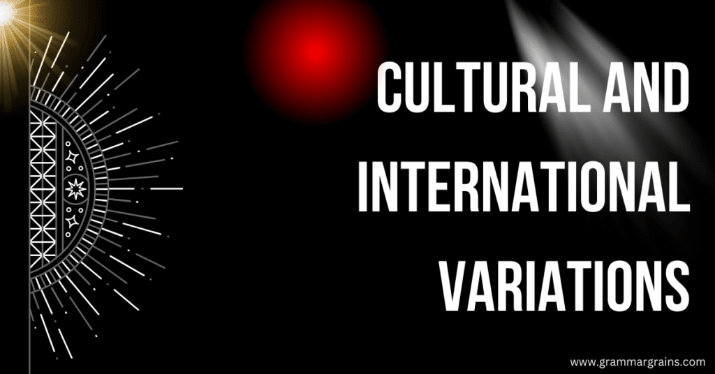 Cultural and International