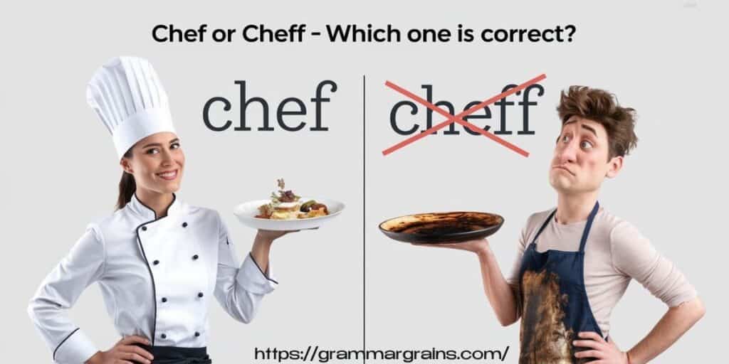 Chef or Cheff – Which One Is Correct?