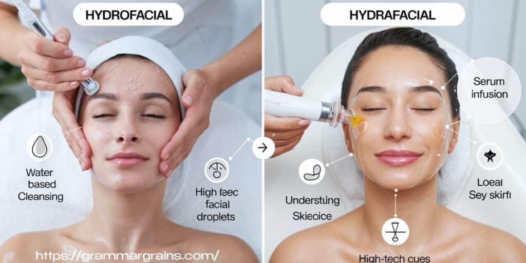 Hydrofacial vs Hydrafacial