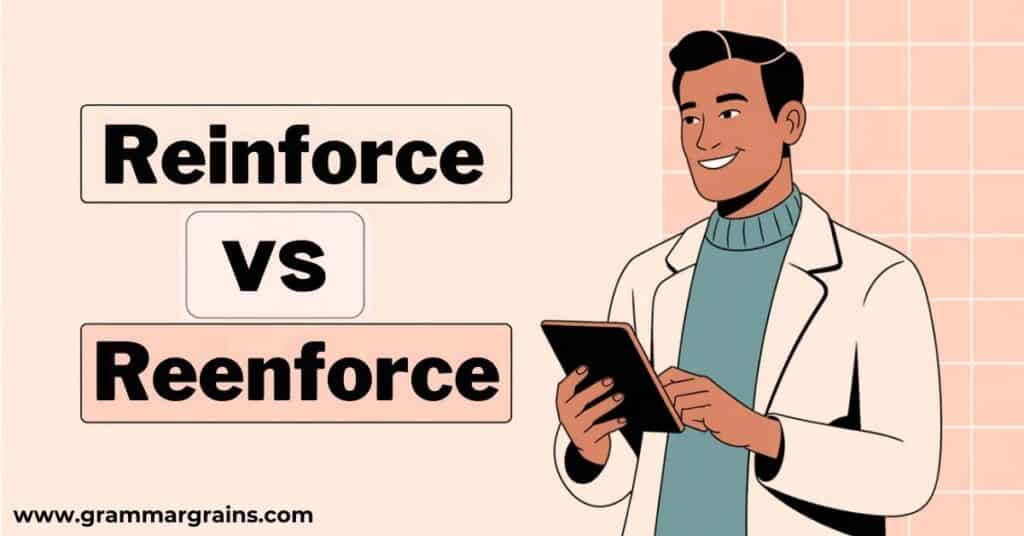 reinforce vs reenforce