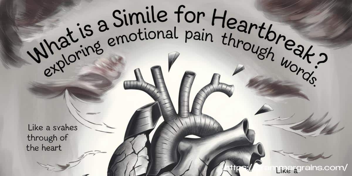 What is a Simile for Heartbreak - Exploring Emotional Pain Through Words