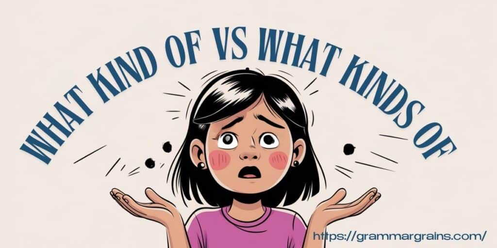 Understanding "What Kind Of" vs "What Kinds Of"