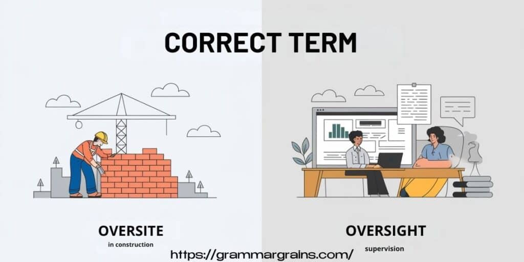 Oversite vs. Oversight: Avoiding Common Spelling Mistakes