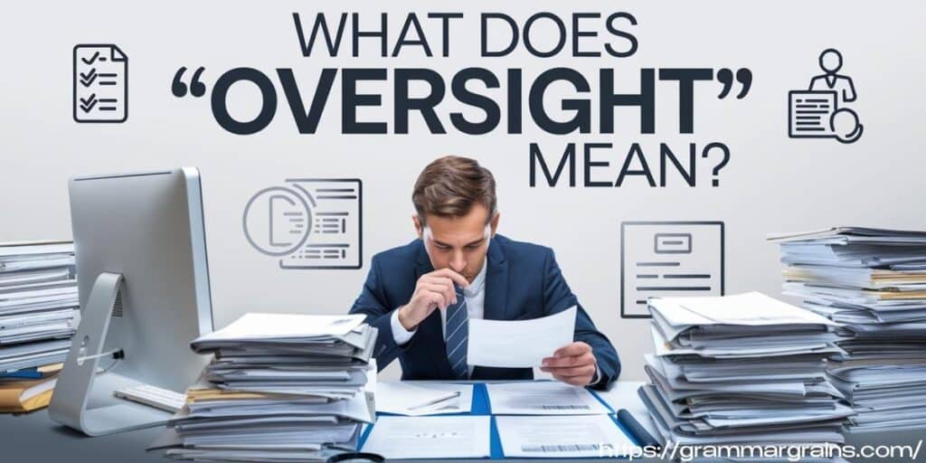 Oversite vs. Oversight: Avoiding Common Spelling Mistakes