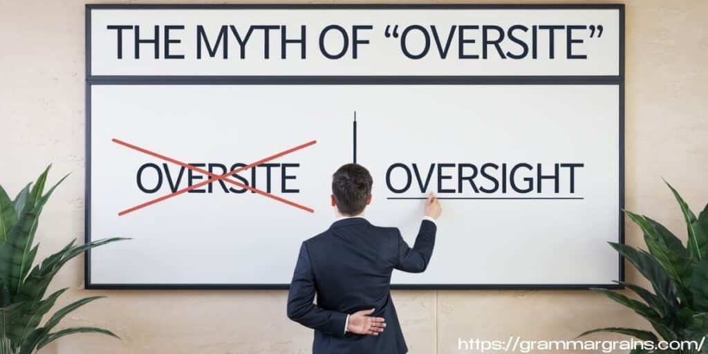 Oversite vs. Oversight: Avoiding Common Spelling Mistakes