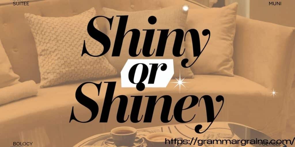 Shiny or Shiney