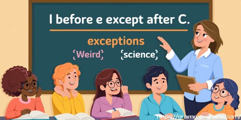 Grammar Rules and Exceptions