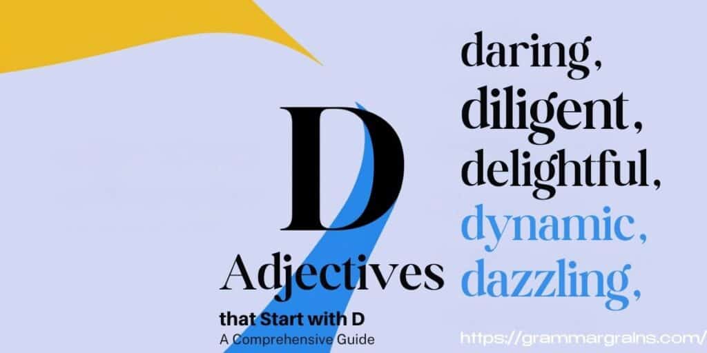 adjective D