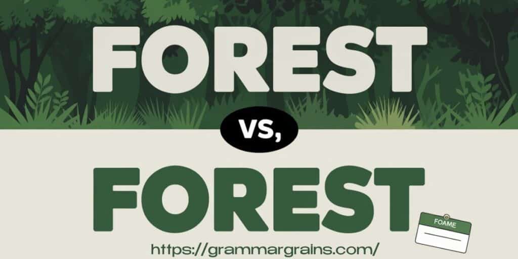 Forrest vs. Forest: Clearing Up the Spelling Confusion