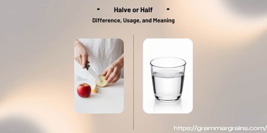 halve or half