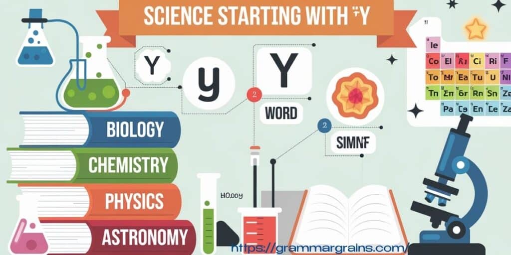 Science Words That Start With Y