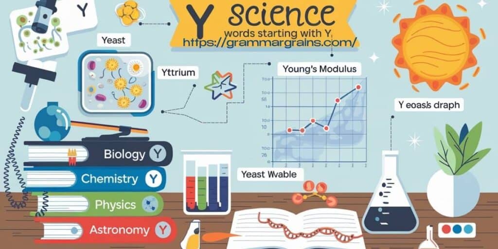 Science Words That Start With Y