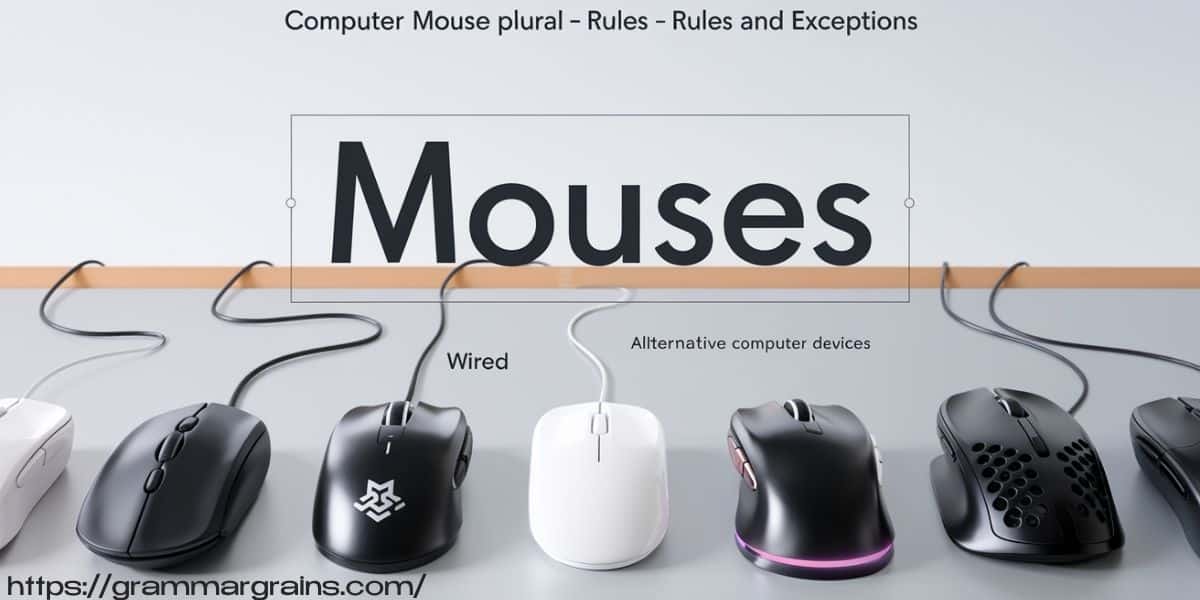 Mouses vs mice what s the correct plural of mouse grammar grains