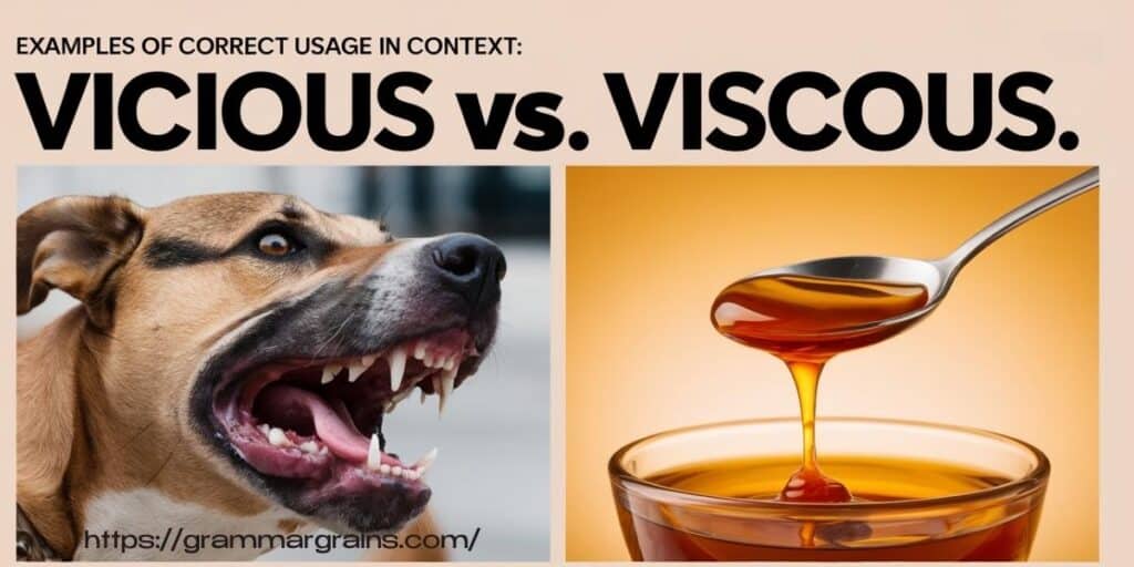 Vicious vs. Viscous