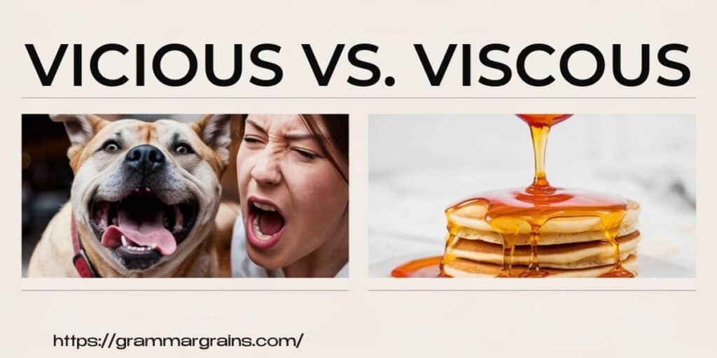 Vicious vs. Viscous