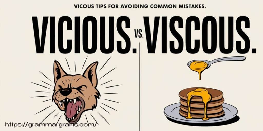 Vicious vs. Viscous