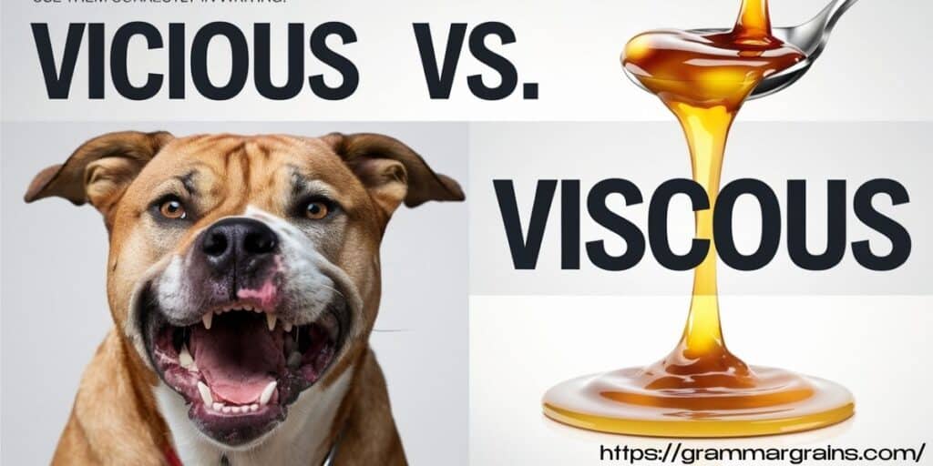 Vicious vs. Viscous: Use Them Correctly in Writing