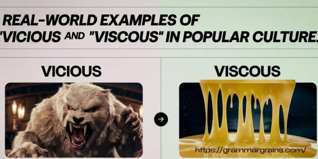 Vicious vs. Viscous